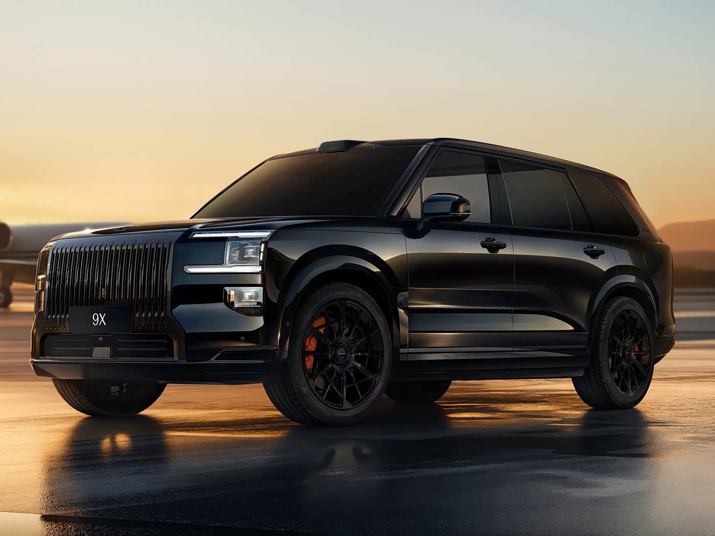 Zeekr 9X Six-Seat flagship plug-in hybrid luxury SUV for B2B export